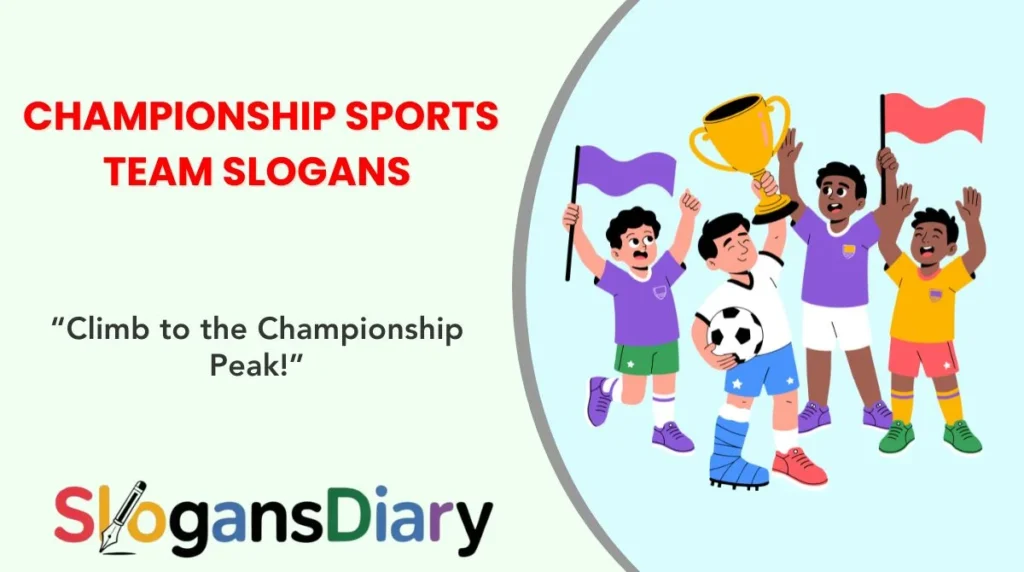 Championship Sports Team Slogans