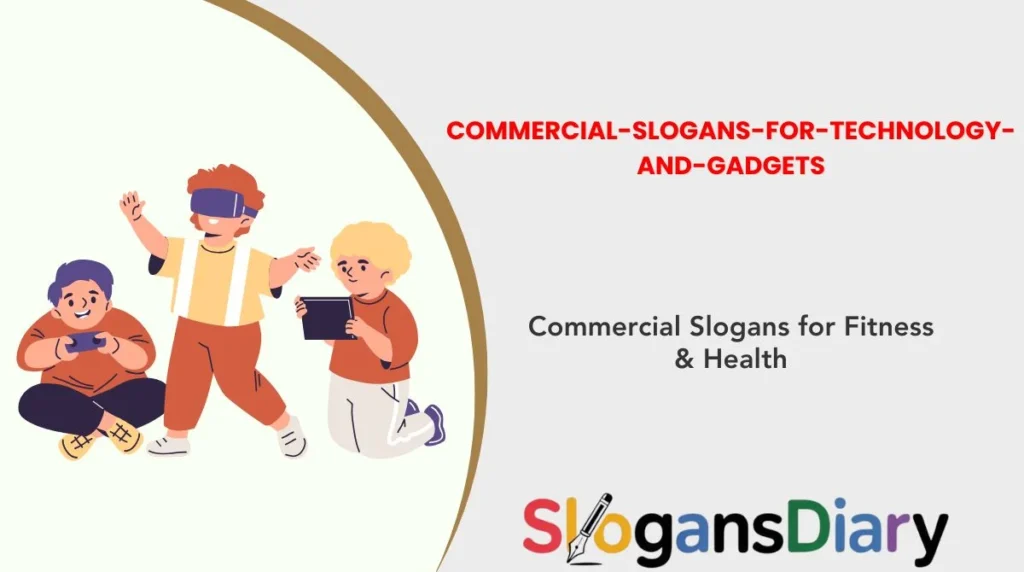 Commercial Slogans for Fitness & Health