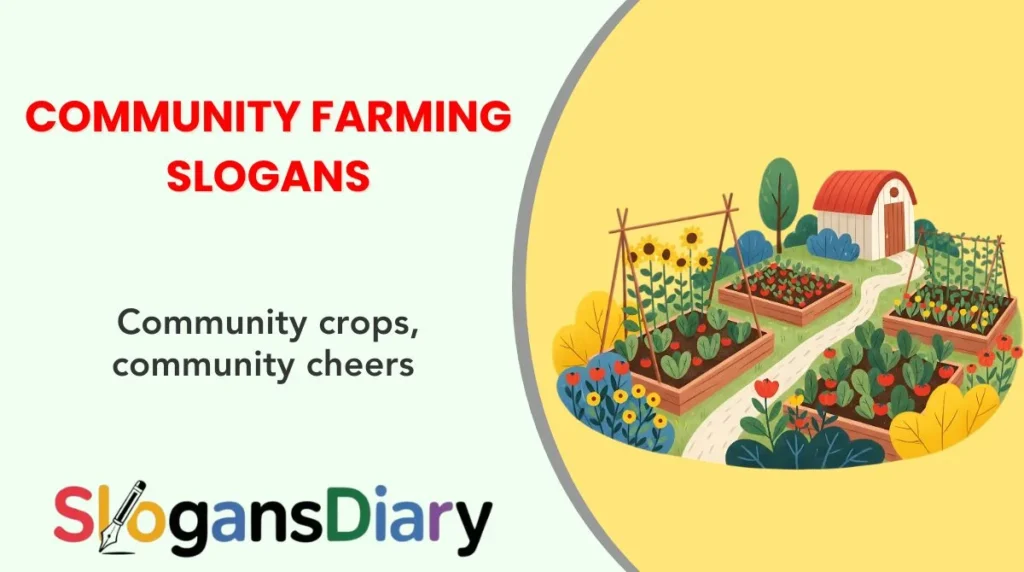 Community Farming Slogans