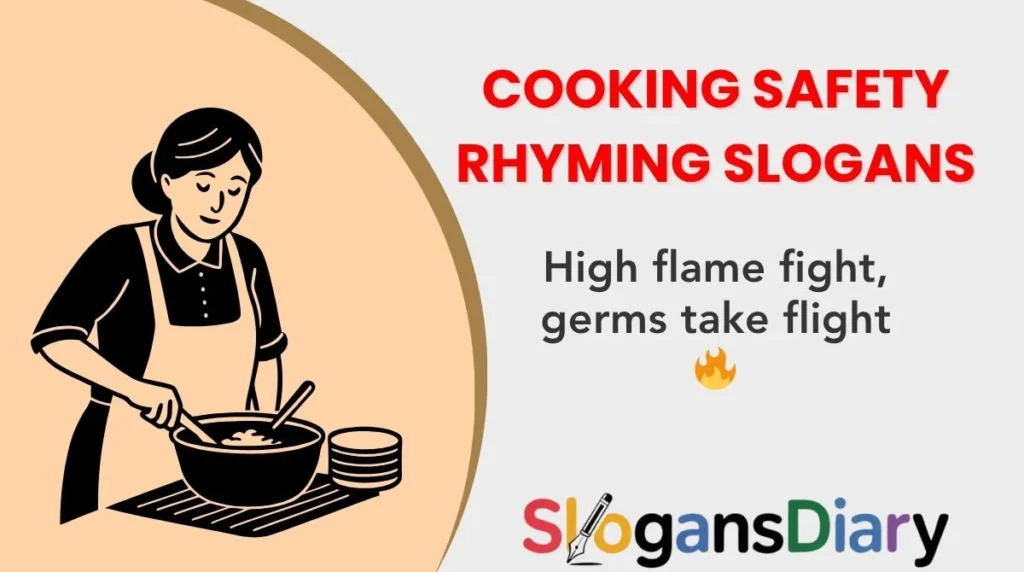 Cooking Safety Rhyming Slogans