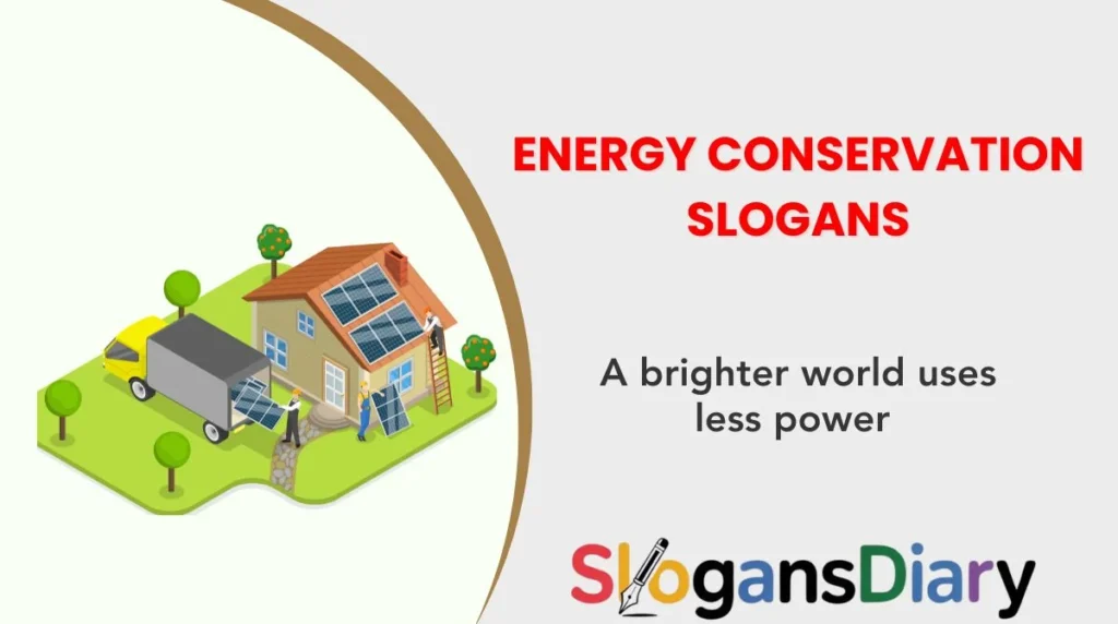 Energy Conservation Slogans