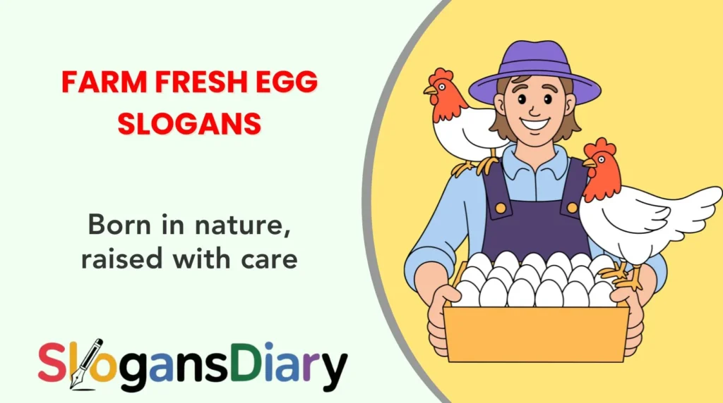 Farm Fresh Egg Slogans