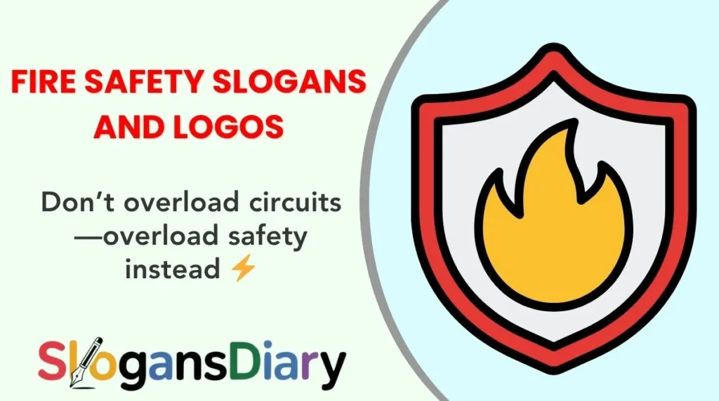 Fire Safety Slogans and Logos