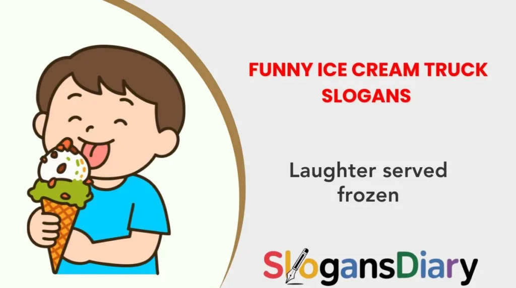 Funny Ice Cream Truck Slogans 😂🍦