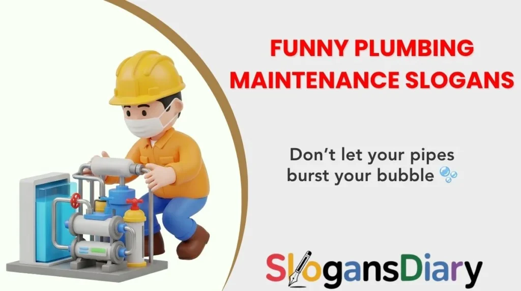 Funny Plumbing Maintenance Slogans
