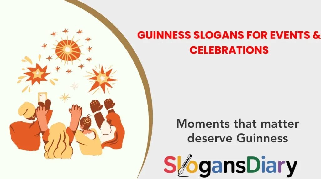 Guinness Slogans for Events & Celebrations