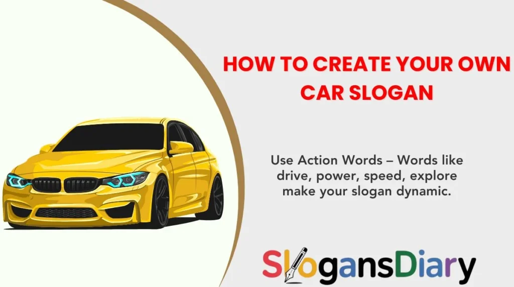 How to Create Your Own Car Slogan