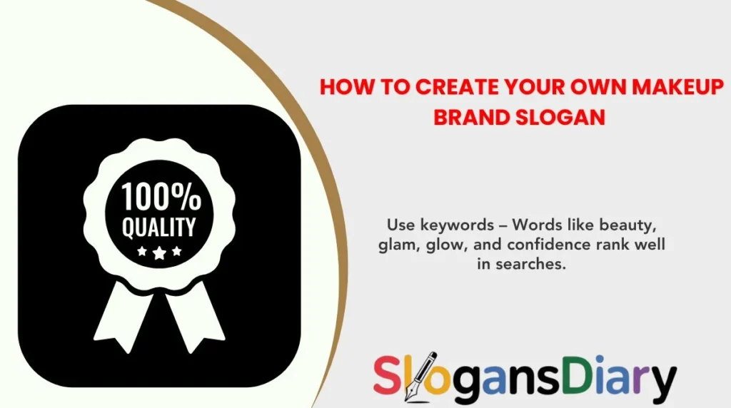 How to Create Your Own Makeup Brand Slogan