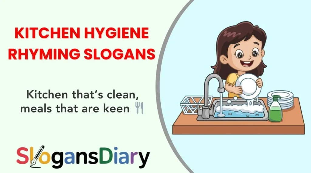 Kitchen Hygiene Rhyming Slogans
