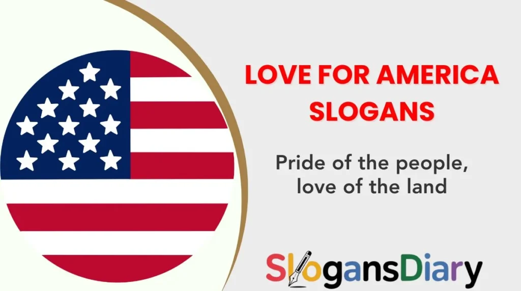 Love for America Slogans