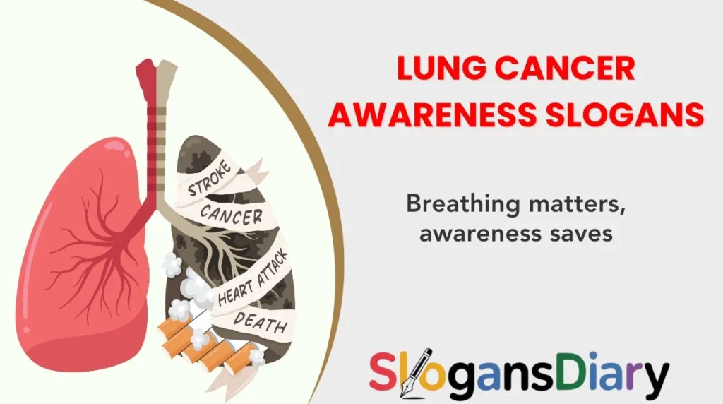 Lung Cancer Awareness Slogans