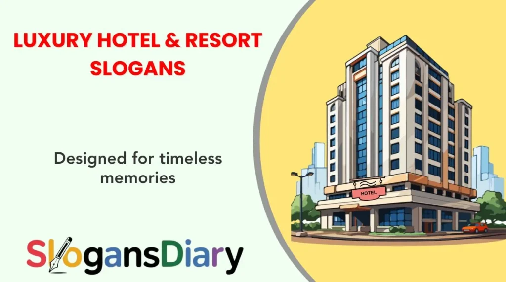 Luxury Hotel & Resort Slogans
