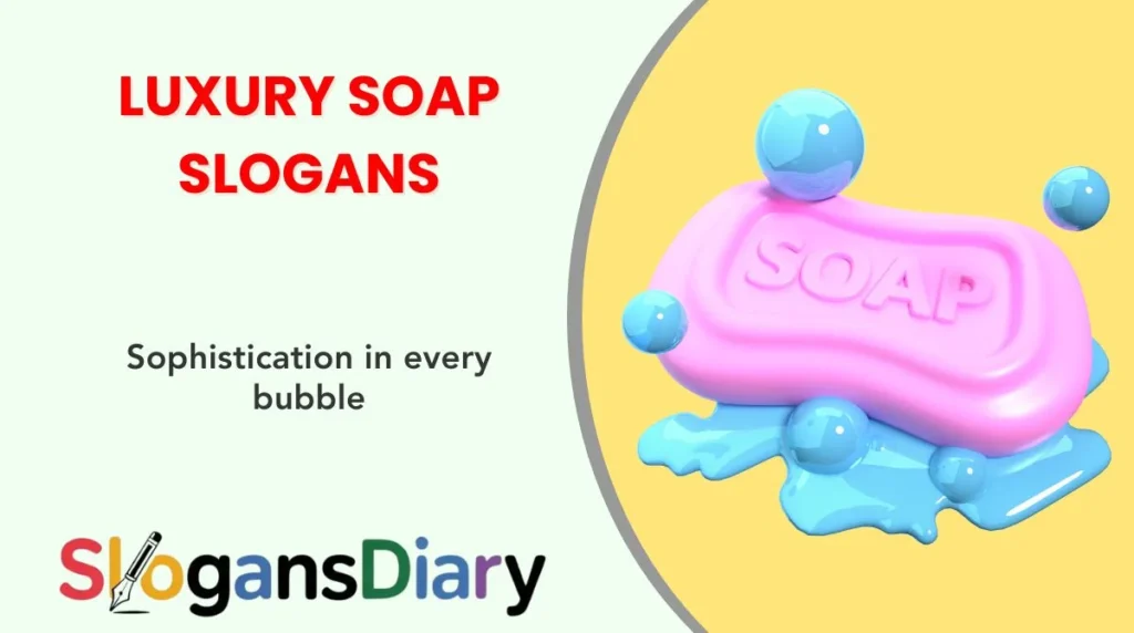 Luxury Soap Slogans
