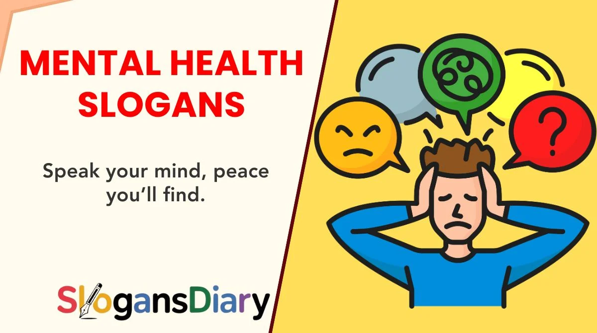 Mental Health Slogans
