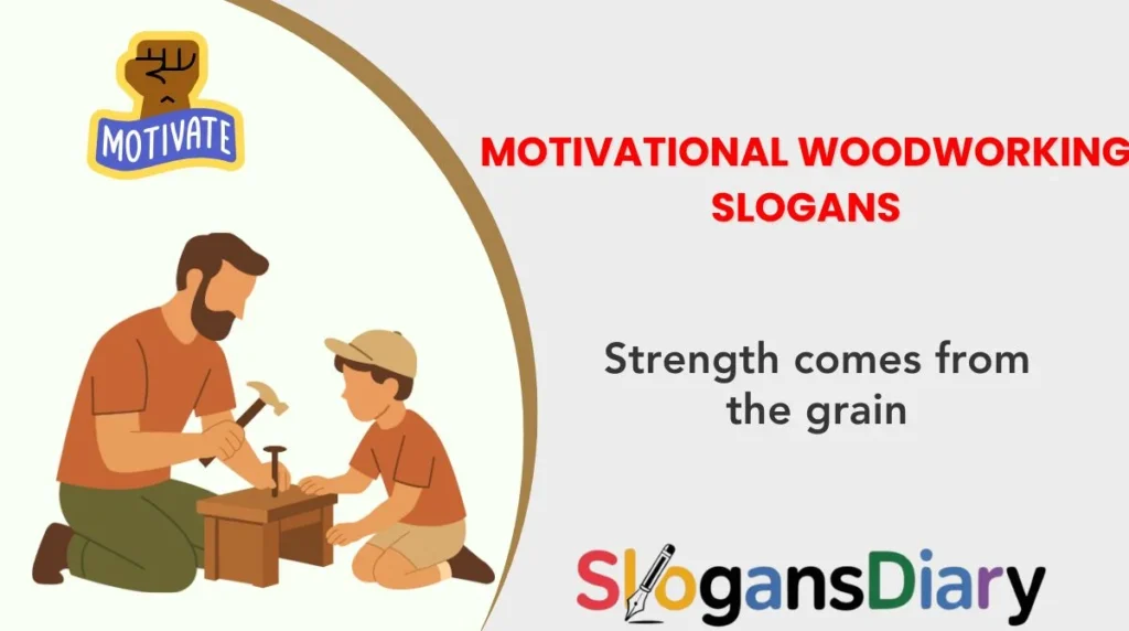 Motivational Woodworking Slogans
