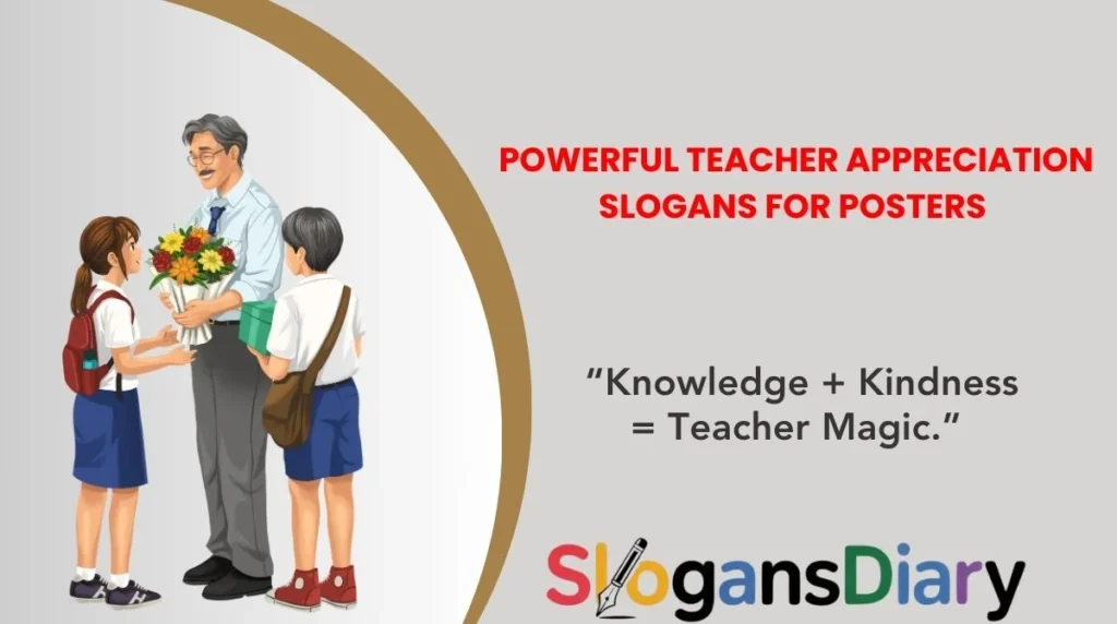 Powerful Teacher Appreciation Slogans for Posters