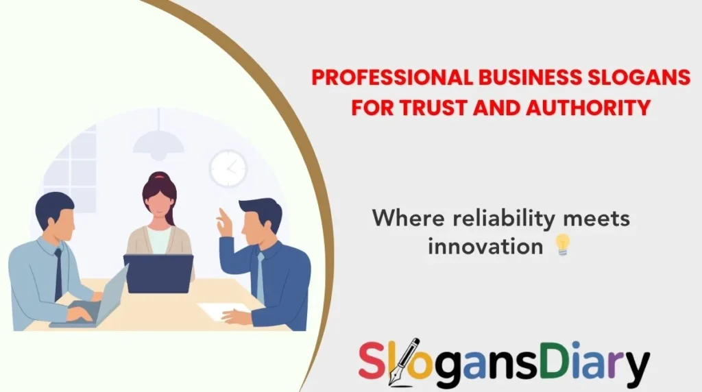 Professional Business Slogans for Trust and Authority