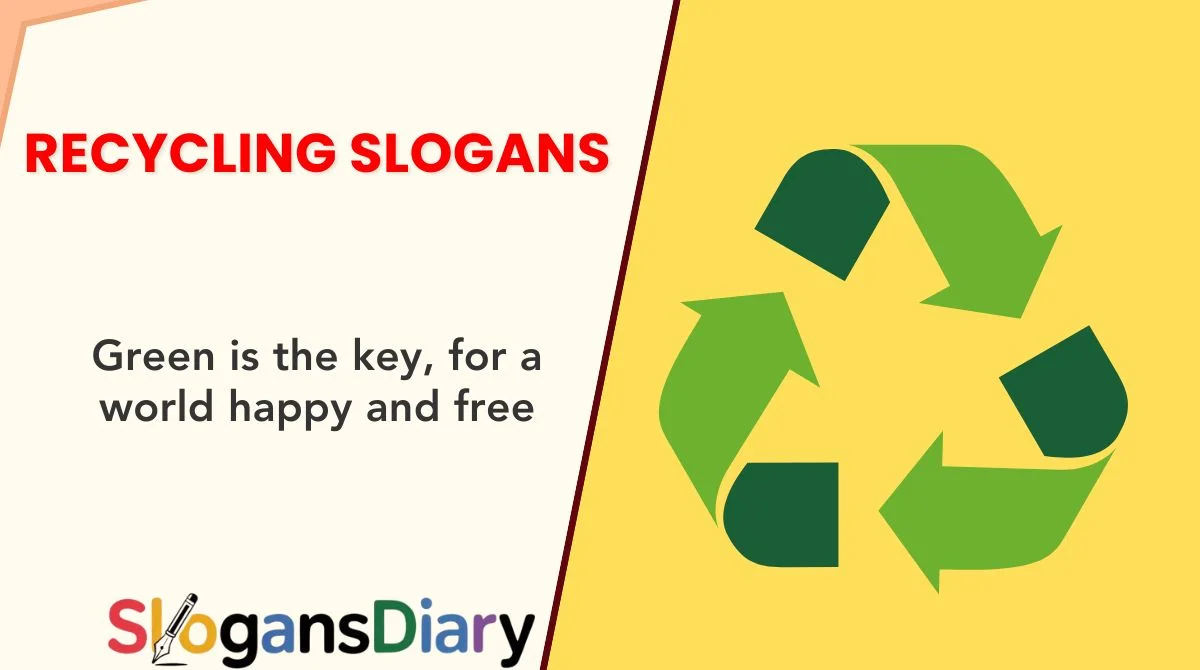 Recycling Slogans