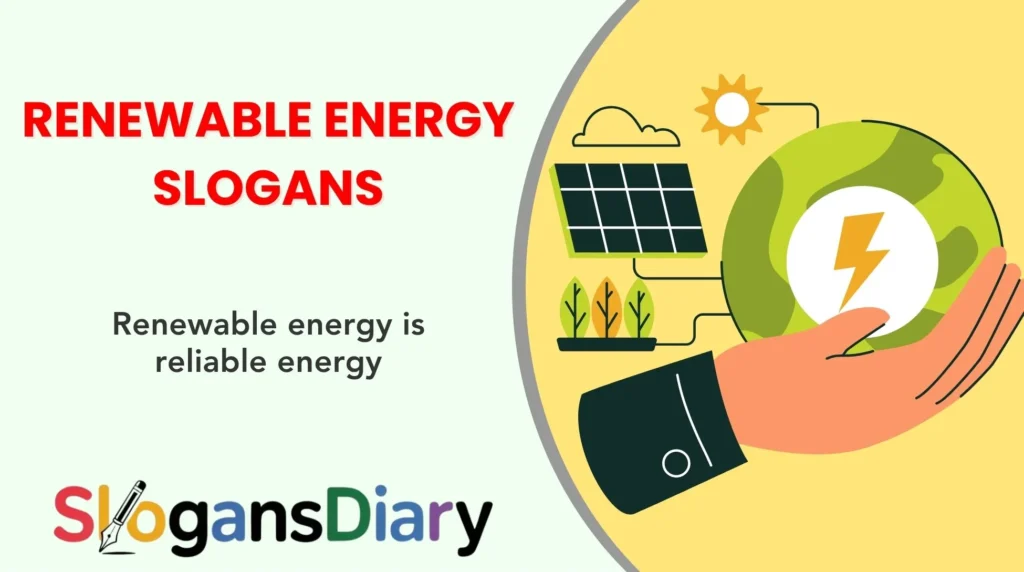 Renewable Energy Slogans