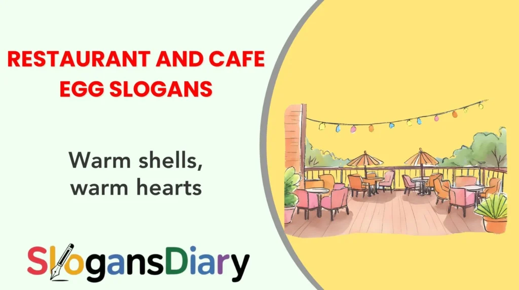 Restaurant and Cafe Egg Slogans