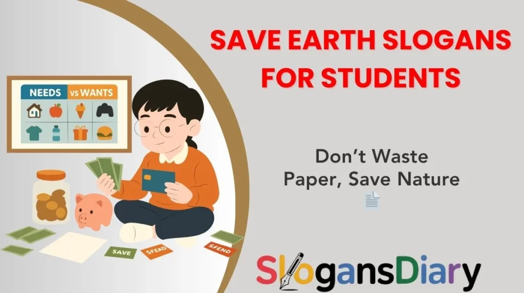 Save Earth Slogans for Students