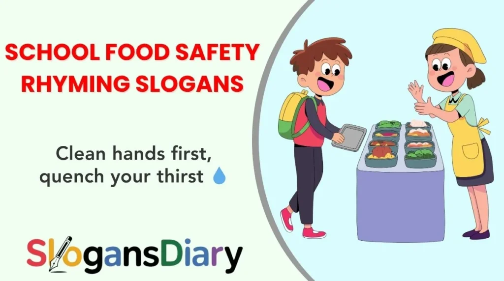 School Food Safety Rhyming Slogans