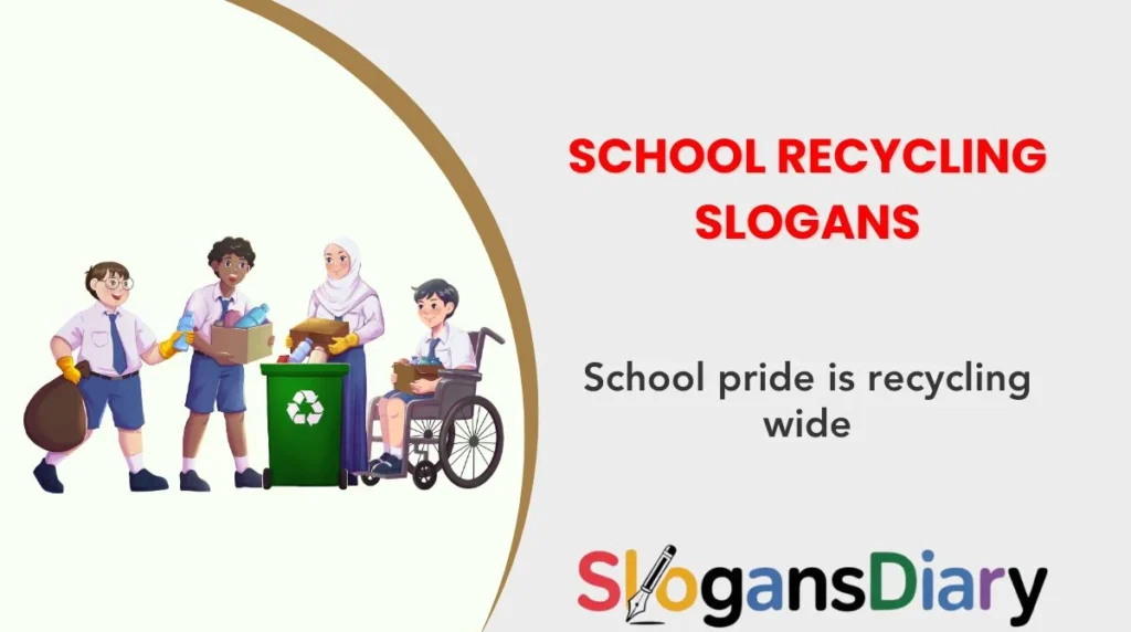 School Recycling Slogans