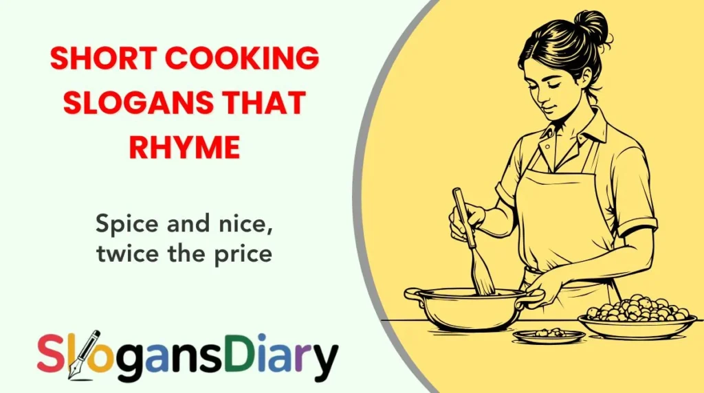 Short Cooking Slogans That Rhyme
