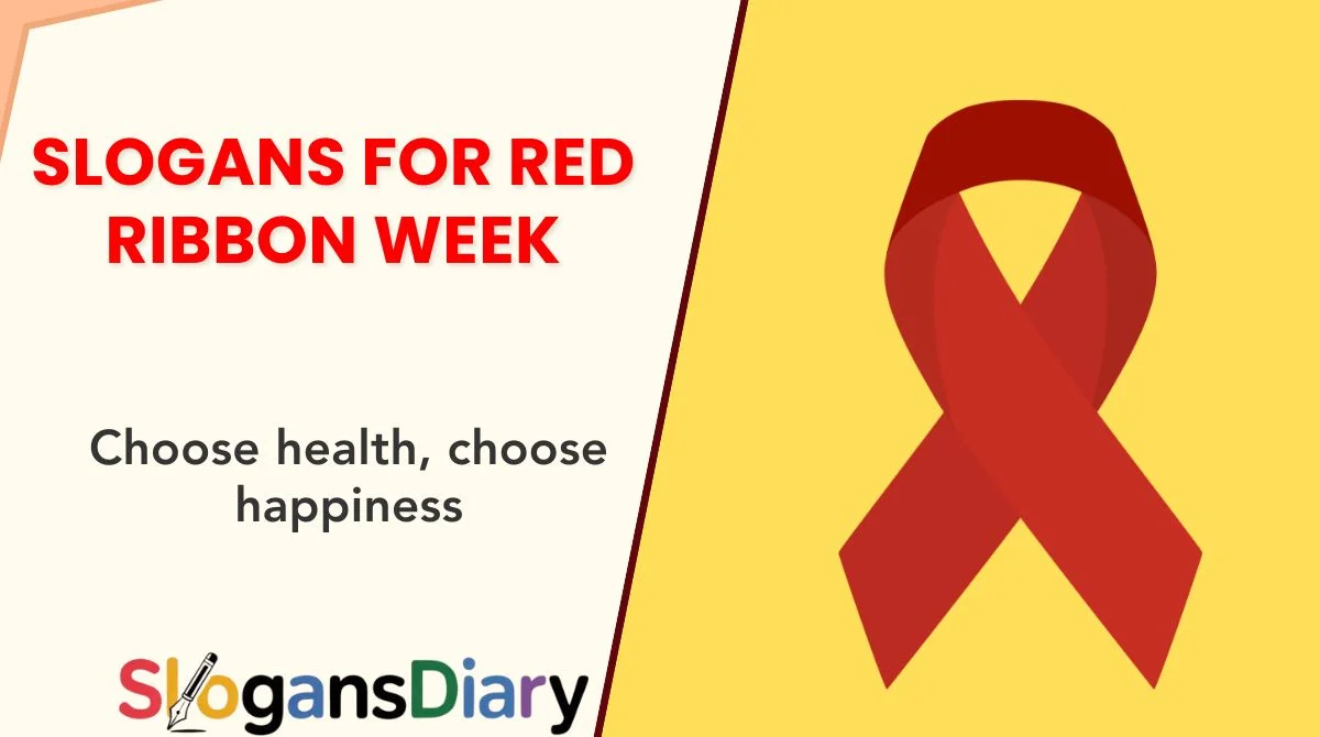 Slogans for Red Ribbon Week