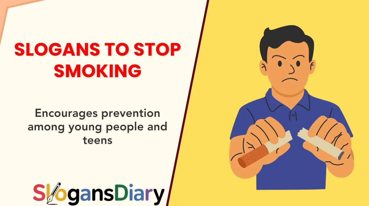 Slogans to Stop Smoking