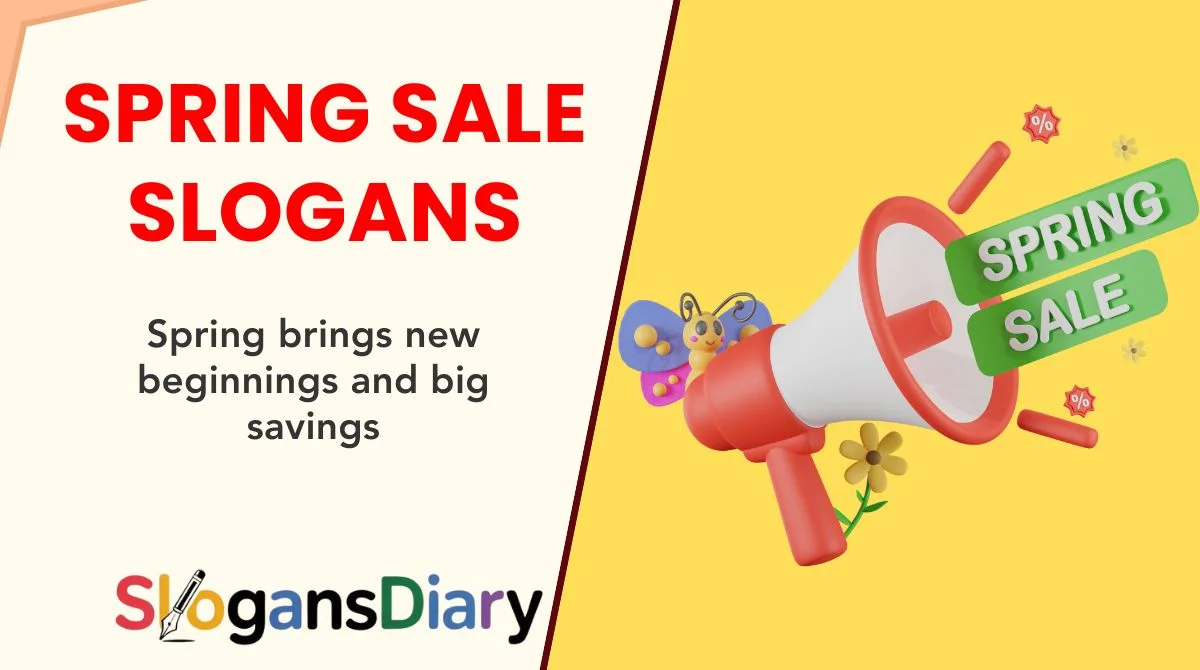 Spring Sale Slogans