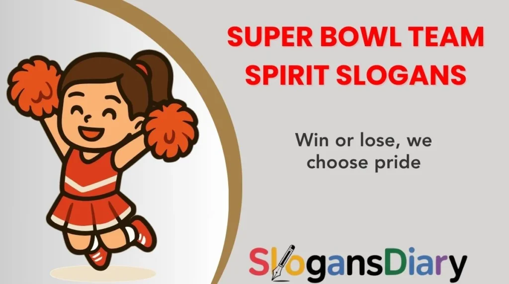 Super Bowl Team Spirit Slogans