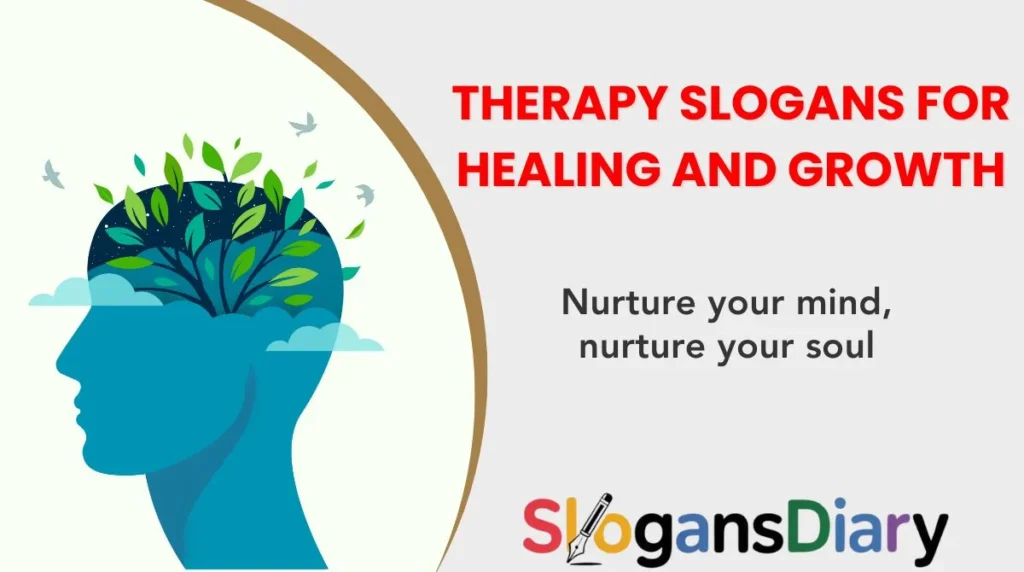 Therapy Slogans for Healing and Growth