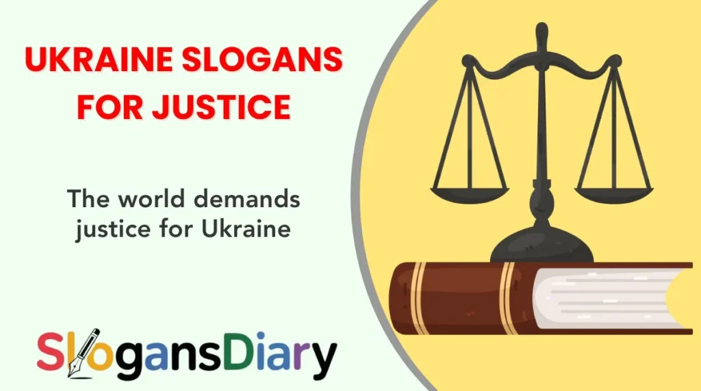 Ukraine Slogans for Justice