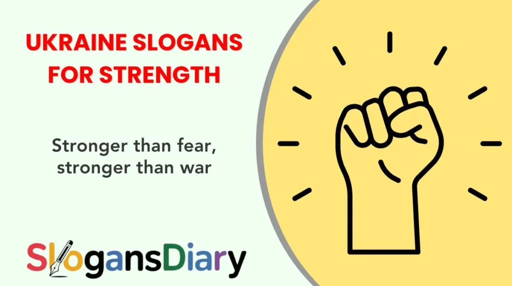 Ukraine Slogans for Strength