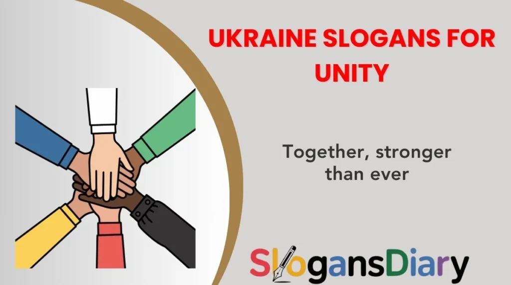 Ukraine Slogans for Unity