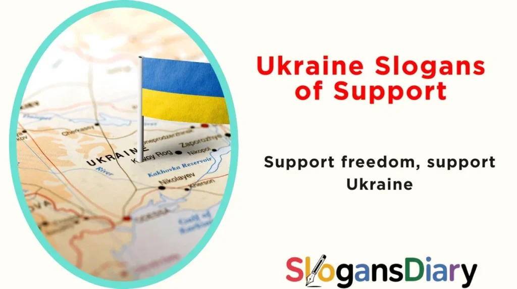 Ukraine Slogans of Support