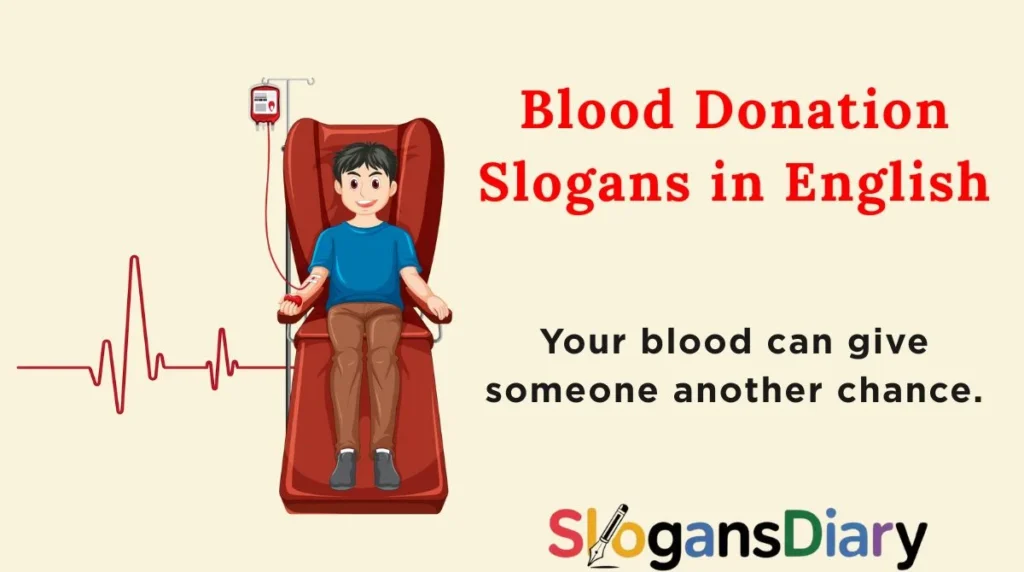 Blood Donation Slogans in English