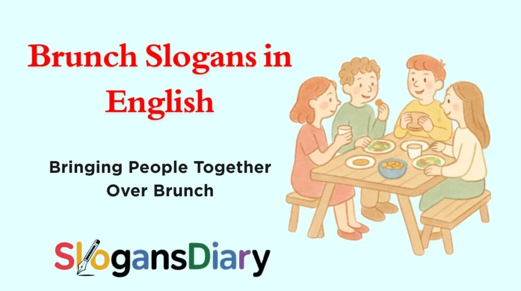 Brunch Slogans in English