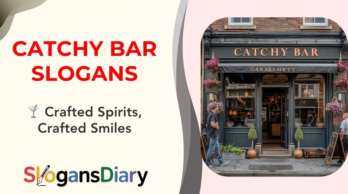 Catchy Bar Slogans