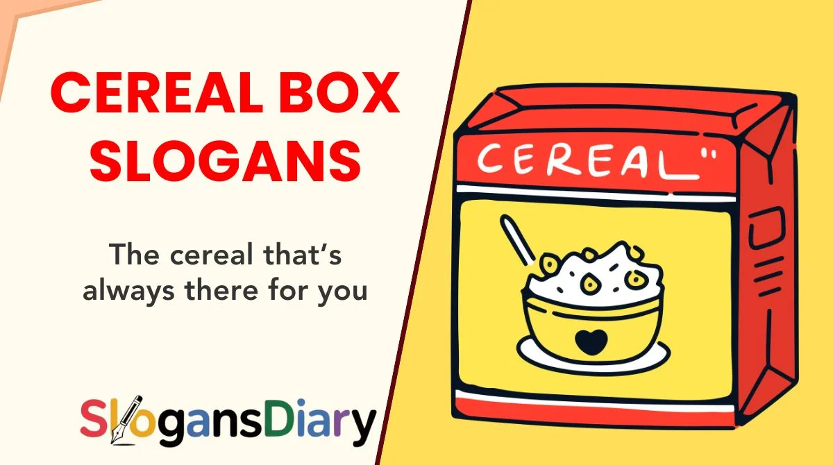 Cereal Box Slogans