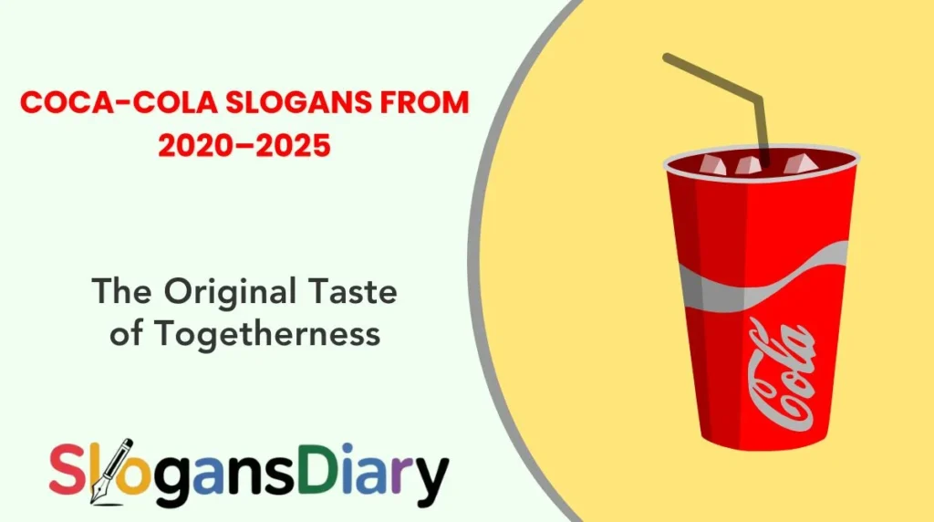 Coca-Cola Slogans from 2020–2025