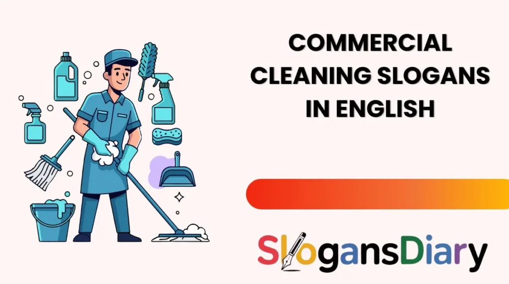 Commercial Cleaning Slogans in English