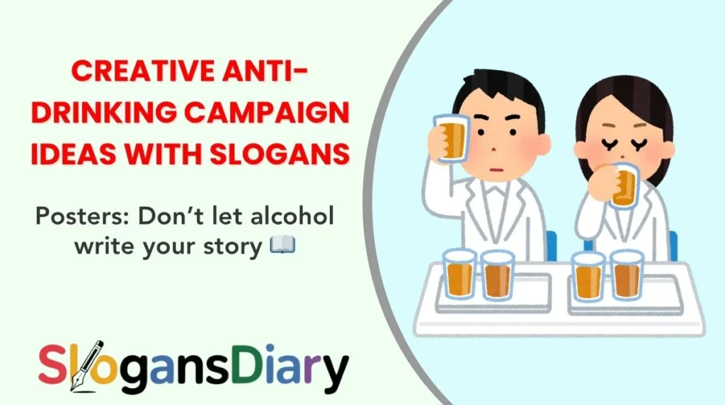 Creative Anti-Drinking Campaign Ideas with Slogans