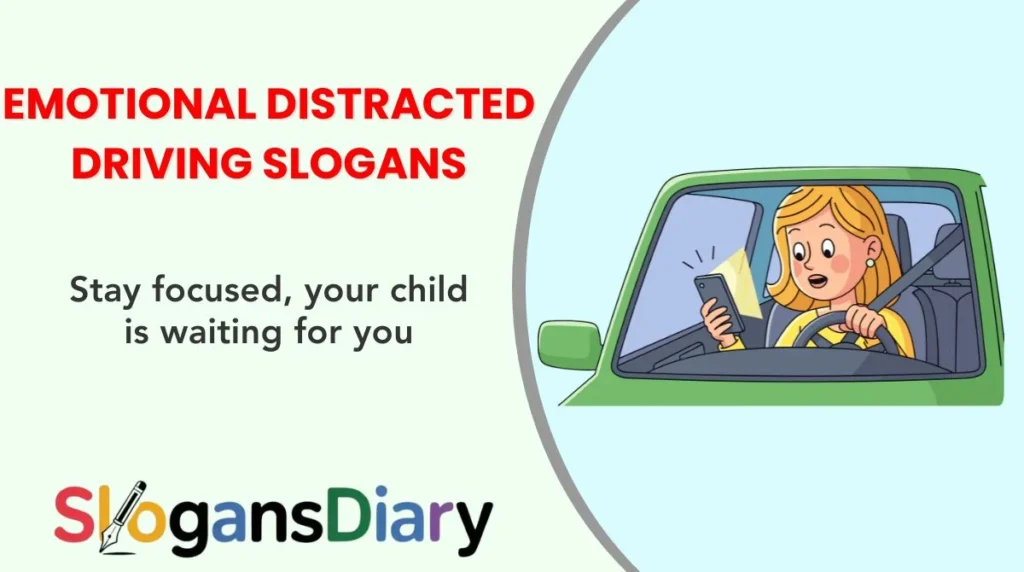 Emotional Distracted Driving Slogans