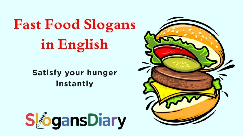 Fast Food Slogans in English