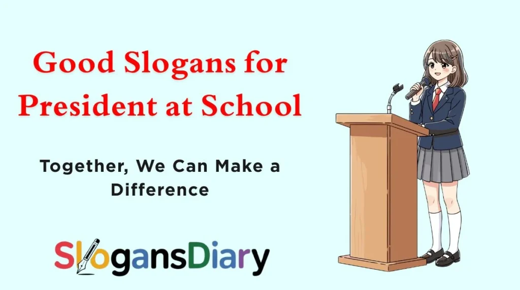 Good Slogans for President at School