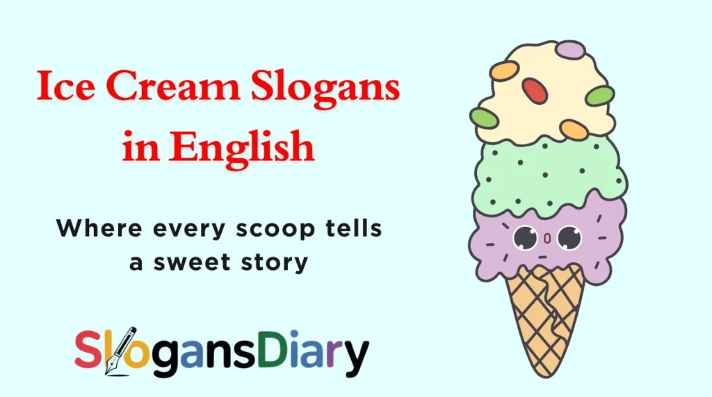 Ice Cream Slogans in English