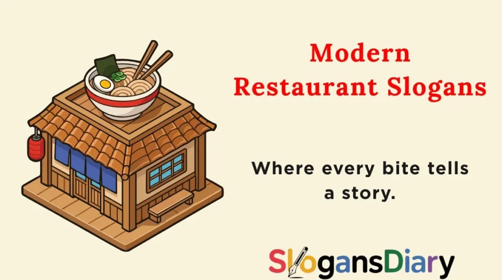 Modern Restaurant Slogans