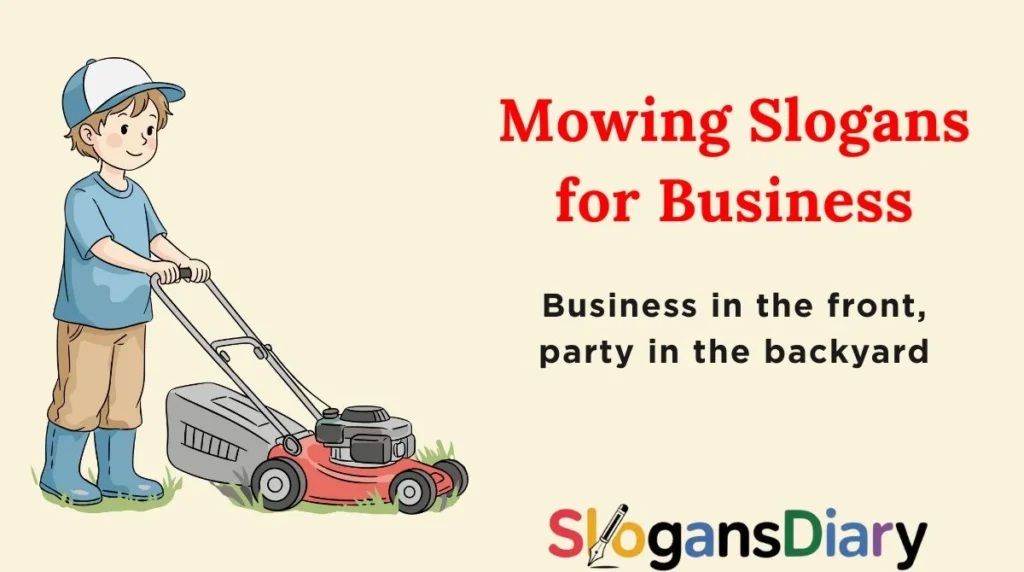 Mowing Slogans for Business